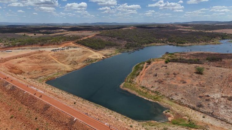 Barragem inaugurada em Betânia do Piauí (Divulgação/Ascom Ciro Nogueira)