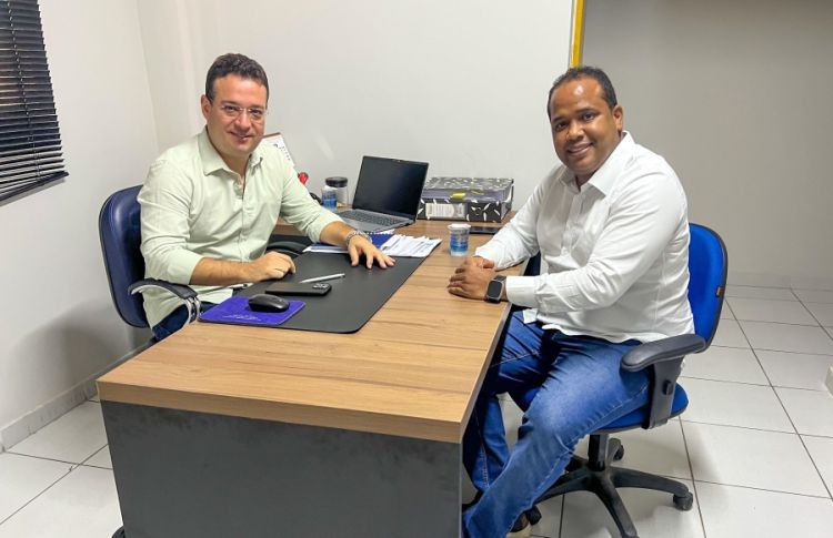 Enzo com Alan Brandão na SDU Norte (Divulgação/Assessoria)